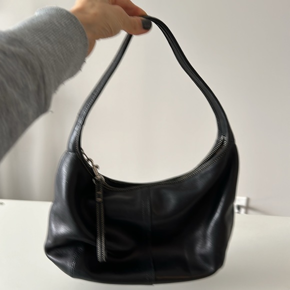 Coach black leather Ergo Hobo - Picture 3 of 7